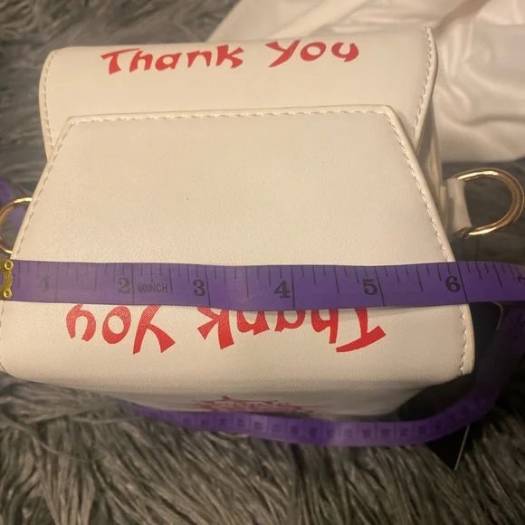 White Asian Themed T-Shirt Dress - Picture 16 of 16